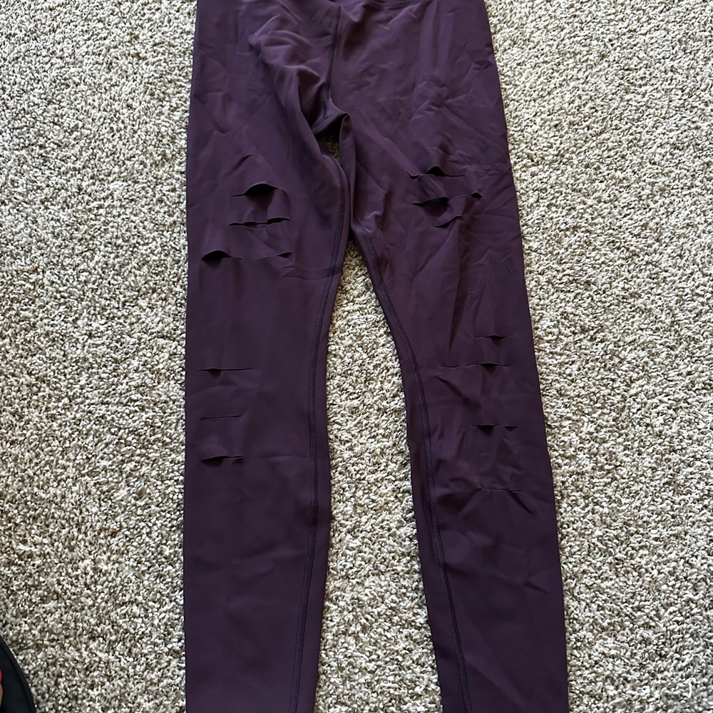 ALO Yoga Deep Purple Leggings